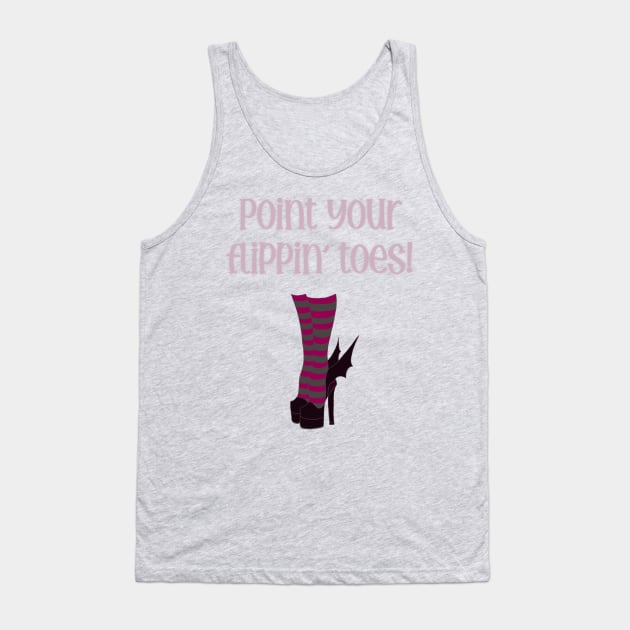 Point your flippin toes (witch) Tank Top by NeonDreams-JPEG